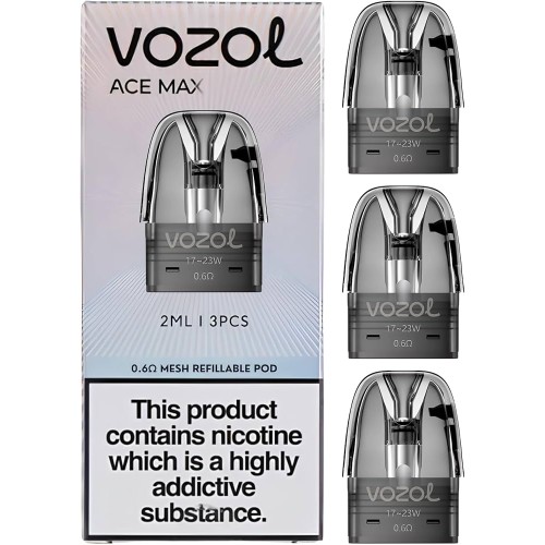 Vozol Ace Max Mesh Replacement Pod - 3PK Vozol Ace Max Mesh Replacement Pod - 3PK