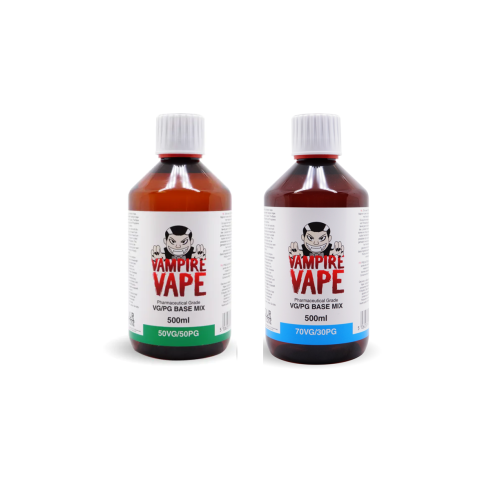 Vampire Vape Pre-mixed DIY Base Mix Vampire Vape Pre-mixed DIY Base Mix