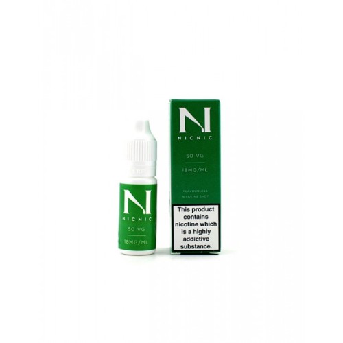 Nic Nic Nicotine Shot 10ml - 50/50 VG Nic Nic Nicotine Shot 10ml - 50/50 VG
