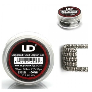 UD SF Clapton Pre-made 0.15ohm Coils